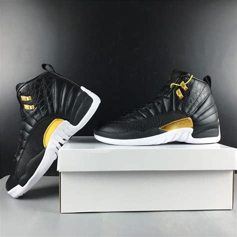 air jordan 12 reptile black metallic gold in box|Buy Wmns Air Jordan 12 Retro 'Reptile' .